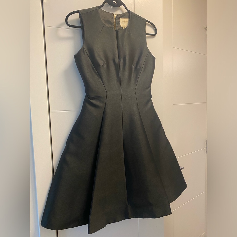 Kate Spade silk blend little black dress sz 0